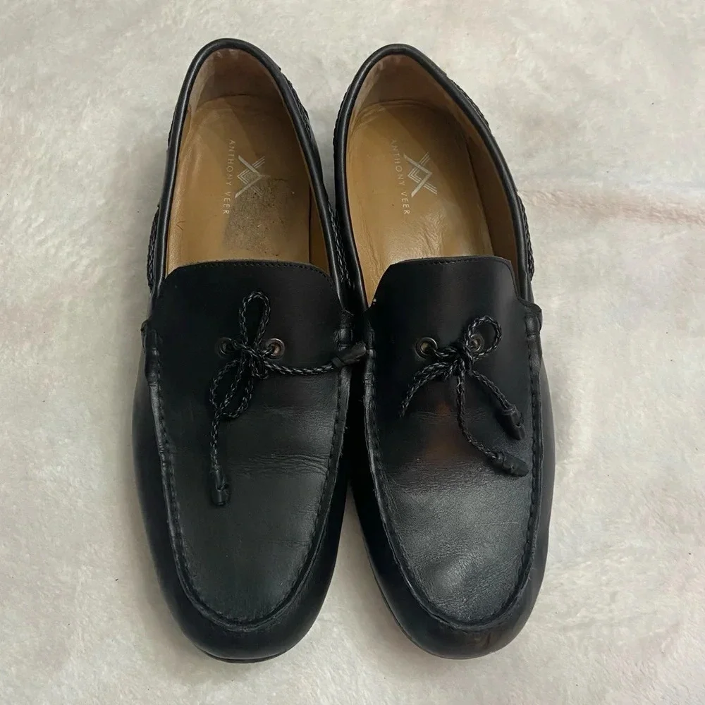 Anthony Veer Franklin loafers black leather